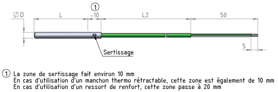 thermocouple rigid tube